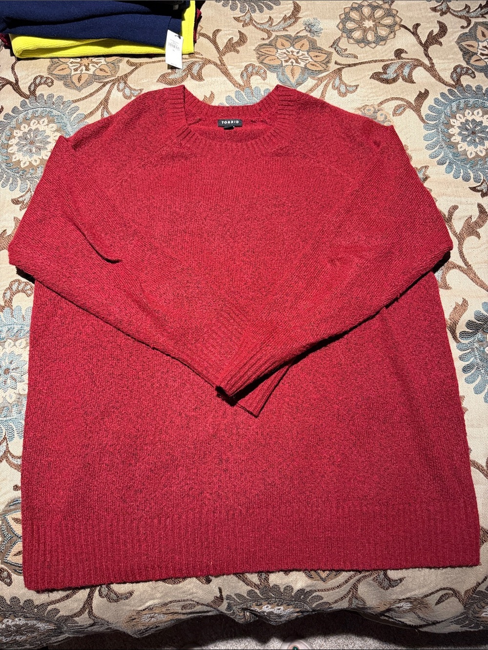 torrid Red Crewneck Sweater - Women's Classic Knit